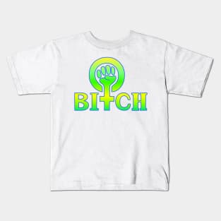 Bitch Lime Pop Kids T-Shirt